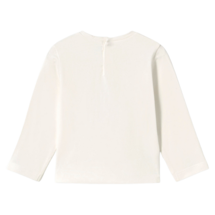 Mayoral - Longsleeve basic t-shirt Natural