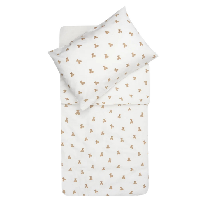 Jollein - Dekbedovertrek met sloop 100x140cm Mini Teddy Bear