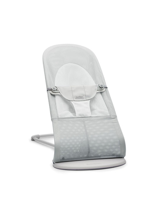 Babybjorn - Wipstoeltje Balance Soft  - Mesh Zilver Wit