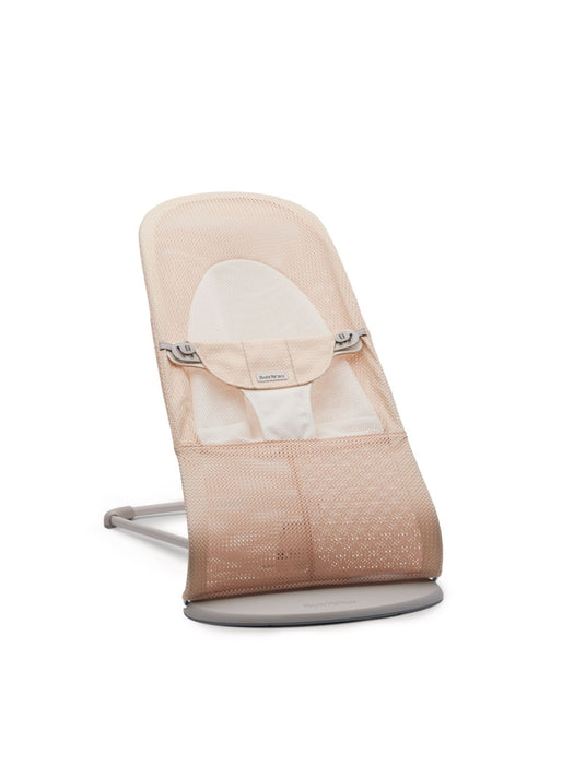 Babybjorn - Wipstoeltje Balance Soft  - Mesh Parelmoerroze Wit