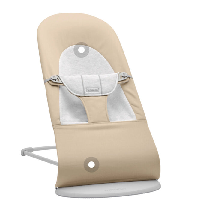 Babybjorn - Wipstoeltje Balance Soft  - Geweven Jersey Beige Grijs