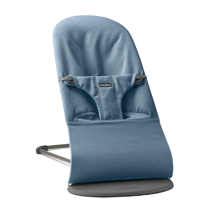 BabyBjorn - Wipstoeltje Bliss - Geweven Mélange Blauw