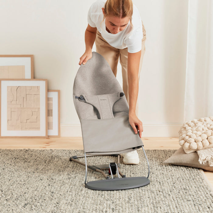 Babybjorn - Wipstoeltje Bliss  - 3D Jersey - Zandgrijs