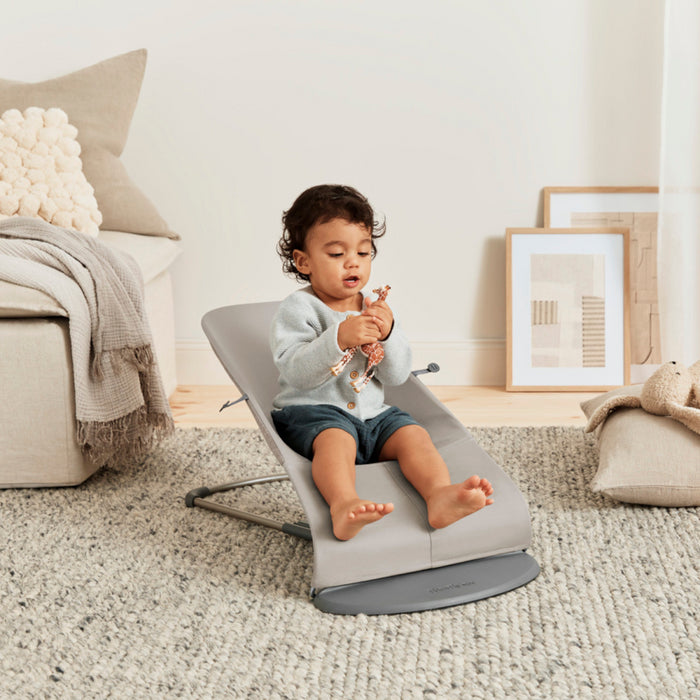 Babybjorn - Wipstoeltje Bliss  - 3D Jersey - Zandgrijs