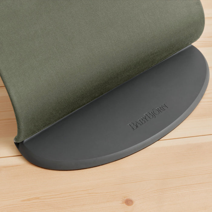 Babybjorn - Wipstoeltje Bliss  - Geweven Kroonblad quilt Donkergroen