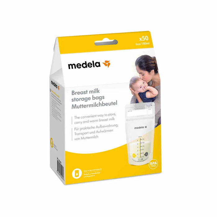 Medela - Moedermelkbewaarzakjes 180 ml, 50 zakjes per doosje