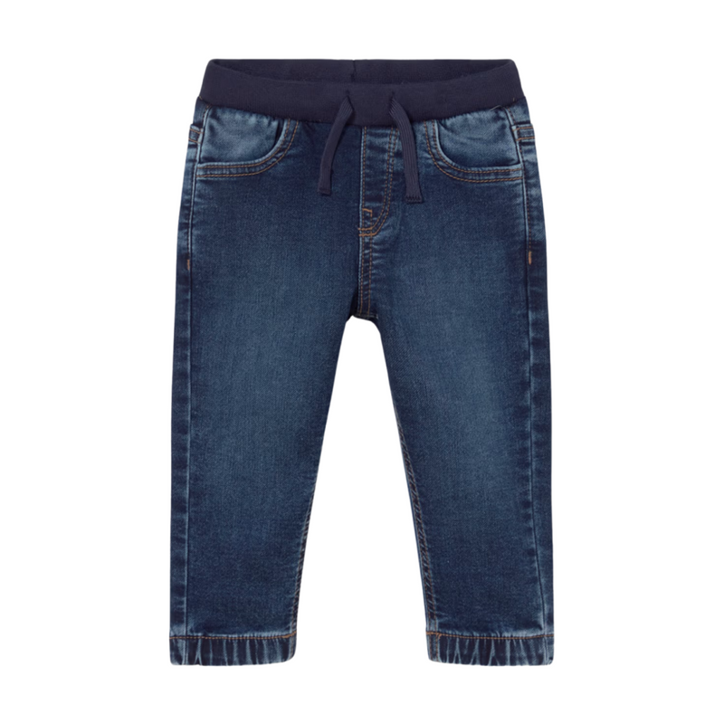 Mayoral - Soft denim jogger pants Dark