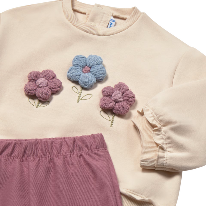 Mayoral - Pullover and leggings set Violet