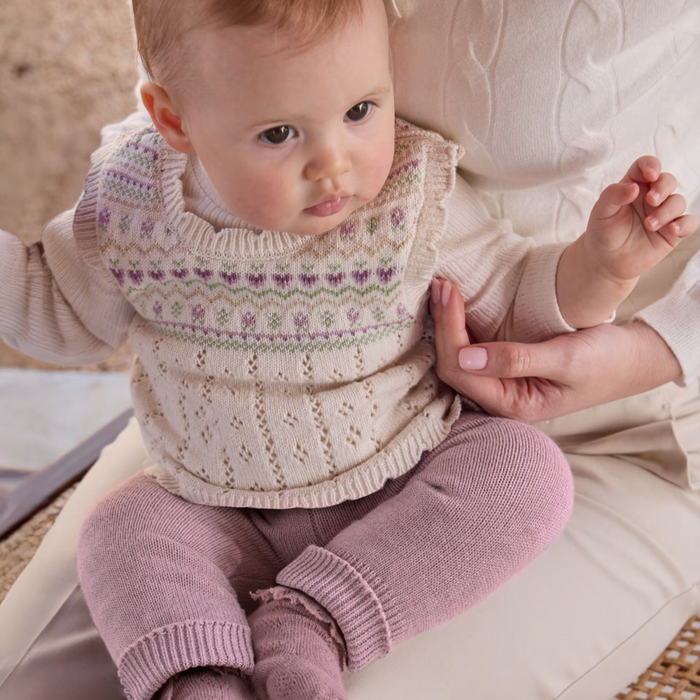 Mayoral - Knit leggings set H. Mauve