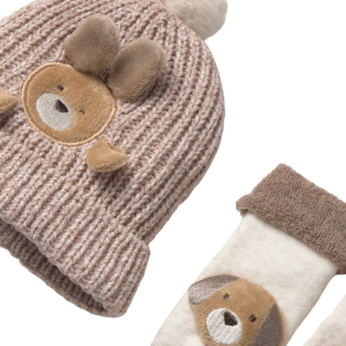 Mayoral - hat and socks set moccha