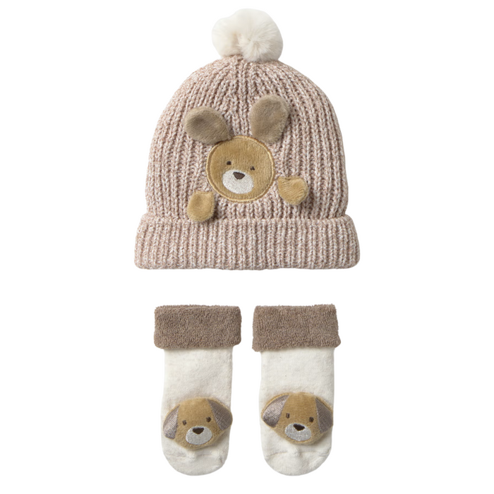 Mayoral - hat and socks set moccha