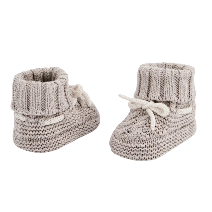 Mayoral - Knit booties H. Mocha