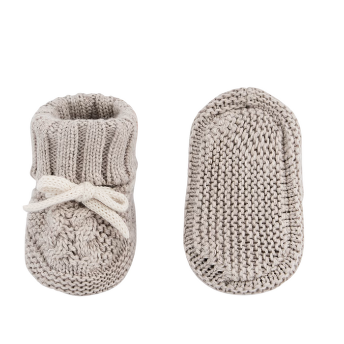 Mayoral - Knit booties H. Mocha