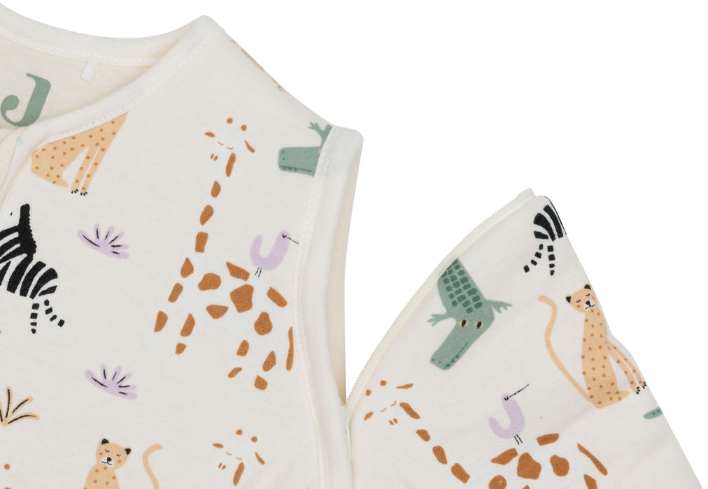 Jollein - Slaapzak met afritsbare mouw 90cm Jungle Jambo