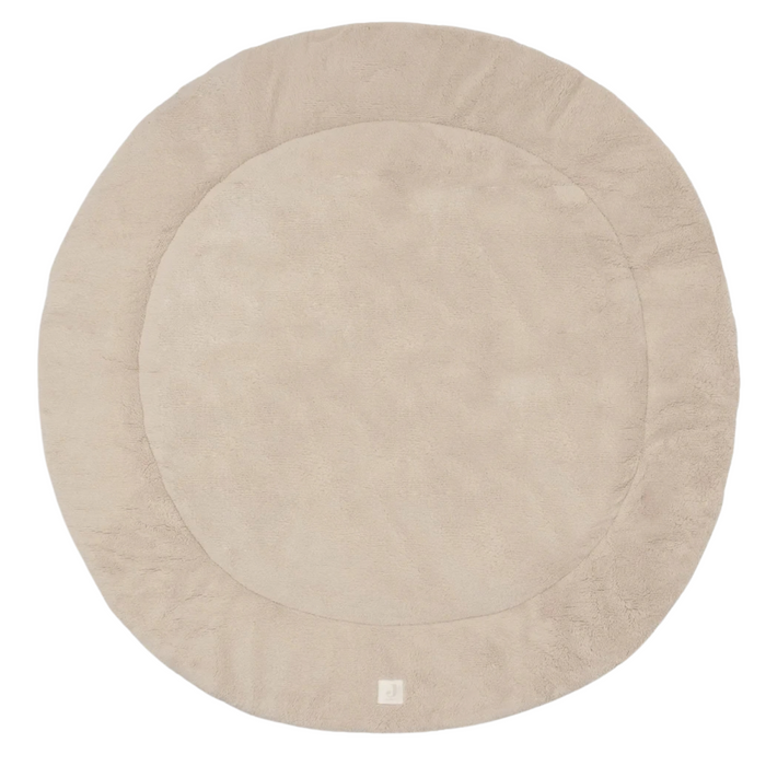Jollein - Boxkleed Rond Ø 95cm Fluffy - Sand