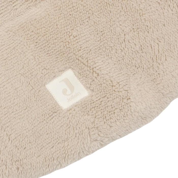 Jollein - Boxkleed Rond Ø 95cm Fluffy - Sand