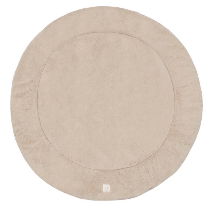 Jollein - Boxkleed Rond Ø 95cm Fluffy - Sand