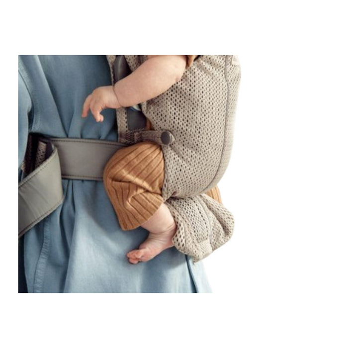 Babybjorn - Draagzak Mini - 3D Mesh Grijs beige