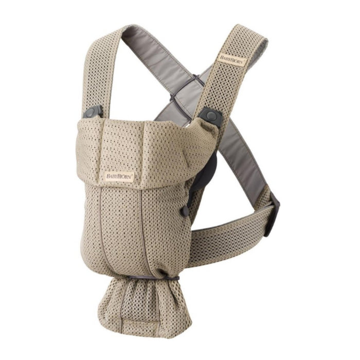 Babybjorn - Draagzak Mini - 3D Mesh Grijs beige