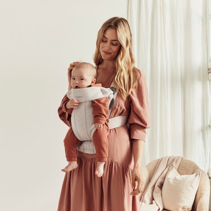 Babybjorn - Draagzak Mini - 3D Jersey Lichtbeige