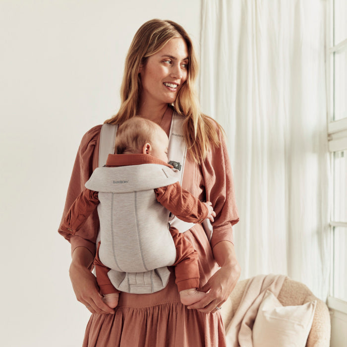 Babybjorn - Draagzak Mini - 3D Jersey Lichtbeige