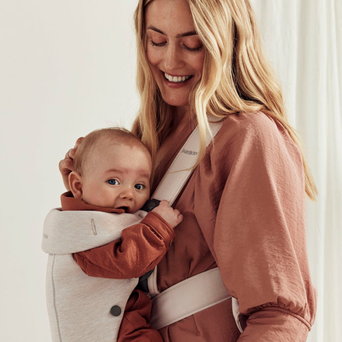 Babybjorn - Draagzak Mini - 3D Jersey Lichtbeige