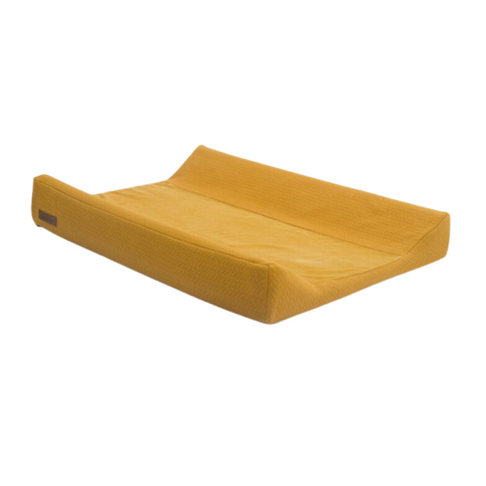 jollein - Aankleedkussenhoes Brick Velvet 50x70cm - Mustard