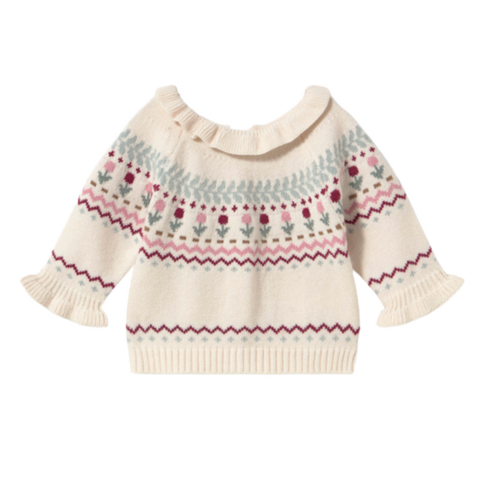 Mayoral - knit sweater with pattern Pottery