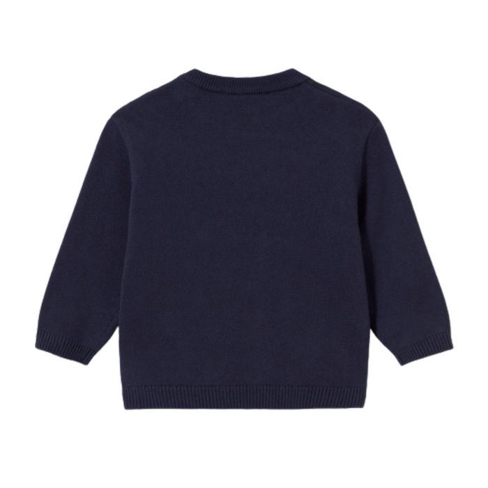 Mayoral - Character intarsia sweater Blue