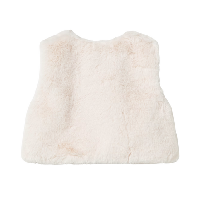Mayoral - Fur vest Soy