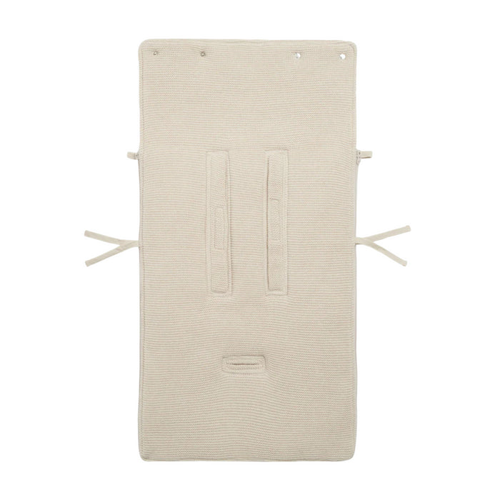 Jollein - Voetenzak groep 0+ 3/5 punts gordel Basic Knit - Nougat