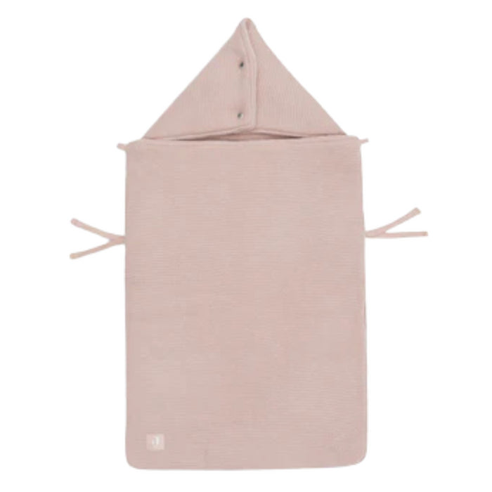 Jollein - Voetenzak groep 0+ 3/5 punts gordel Basic Knit - Wild rose