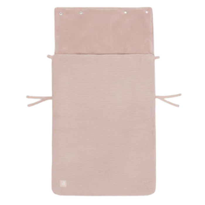 Jollein - Voetenzak groep 0+ 3/5 punts gordel Basic Knit - Wild rose