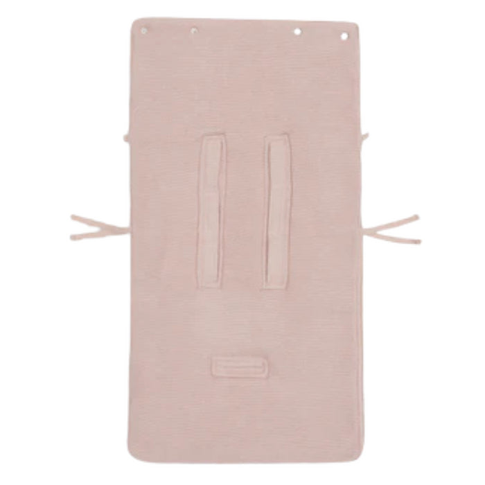 Jollein - Voetenzak groep 0+ 3/5 punts gordel Basic Knit - Wild rose