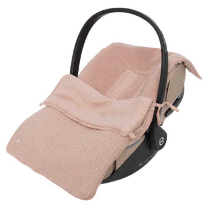 Jollein - Voetenzak groep 0+ 3/5 punts gordel Basic Knit - Wild rose