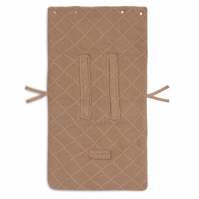 Jollein - Voetenzak groep 0+ - Check Knit Biscuit