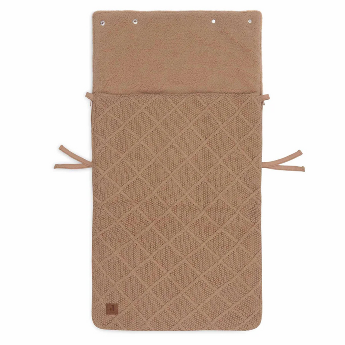 Jollein - Voetenzak groep 0+ - Check Knit Biscuit