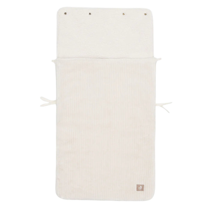 Jollein - Voetenzak groep 0+ 3/5 punts gordel Cloudy Rib Oatmeal