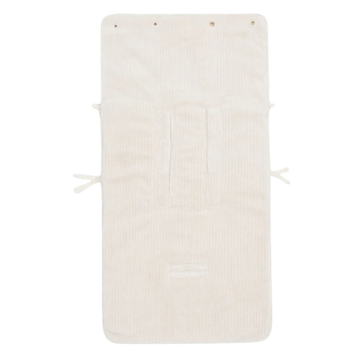 Jollein - Voetenzak groep 0+ 3/5 punts gordel Cloudy Rib Oatmeal