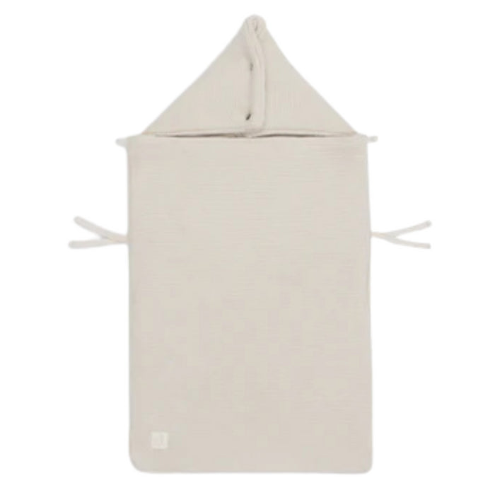 Jollein - Voetenzak groep 0+ 3/5 punts gordel Basic Knit - Oatmeal