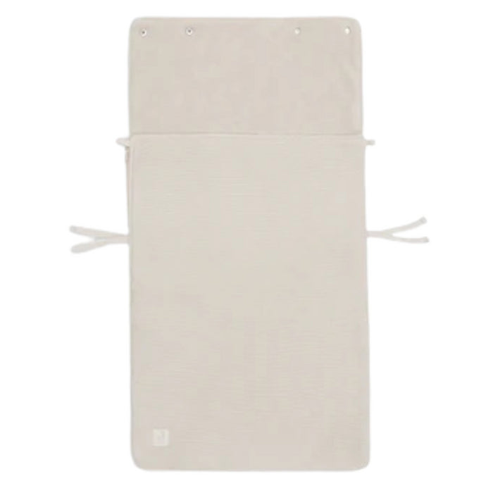 Jollein - Voetenzak groep 0+ 3/5 punts gordel Basic Knit - Oatmeal