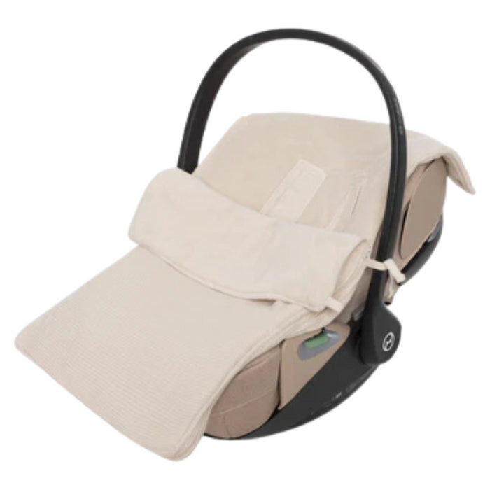 Jollein - Voetenzak groep 0+ 3/5 punts gordel Basic Knit - Oatmeal