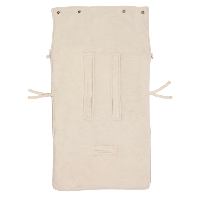 Jollein - Voetenzak groep 0+ 3/5 punts gordel Little Waffle Sand