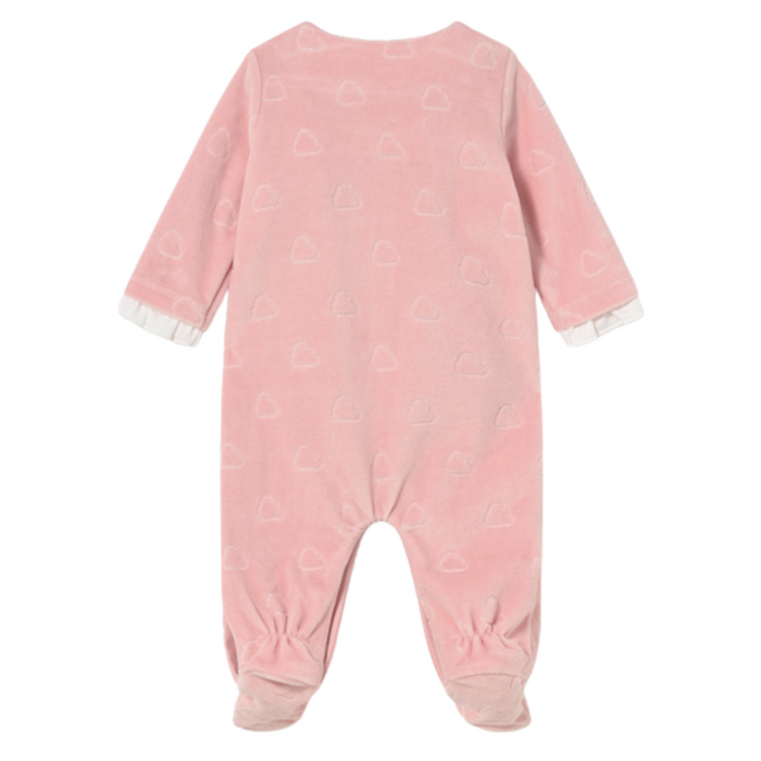 Mayoral - Velour dressy pyjama Baby Rose