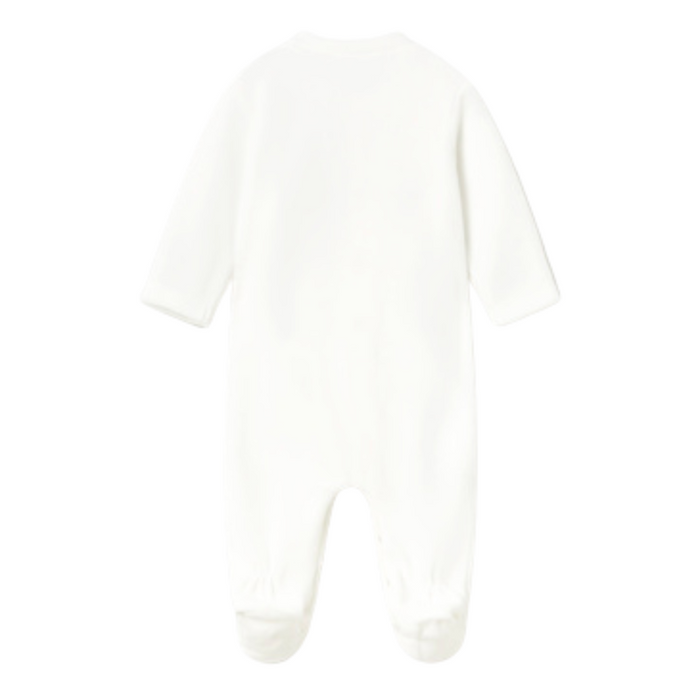 Mayoral - 2 Pcs velour onesie H. Mocha