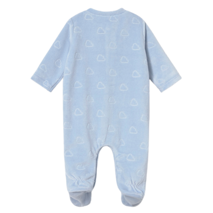 Mayoral - Velour onesie Sky