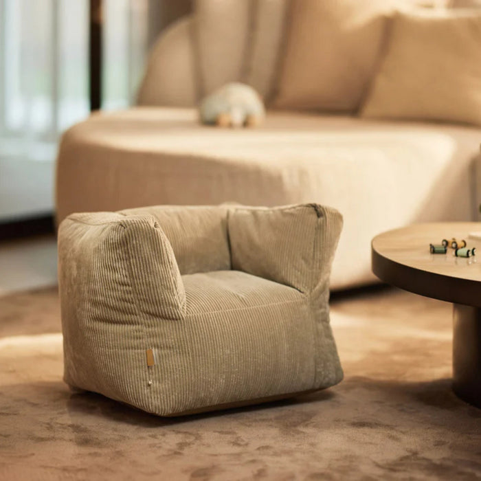 Jollein -  Kinderfauteuil Corduroy Olive Green