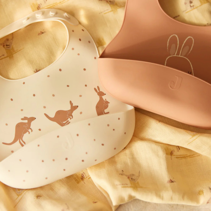 Jollein - Slab Siliconen Kangaroots 2-pack