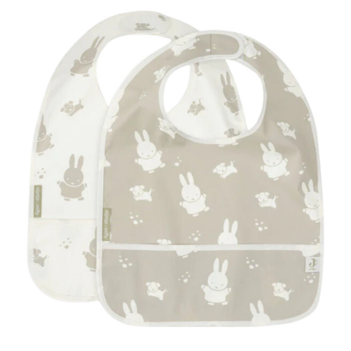 jollein - Slab Waterproof Miffy&Snuffy - Olive Green - 2 Stuks