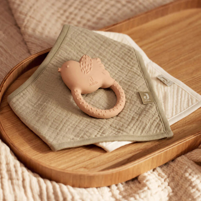 Jollein - Slab Bandana Hydrofiel Olive Green/Oatmeal (2pack)